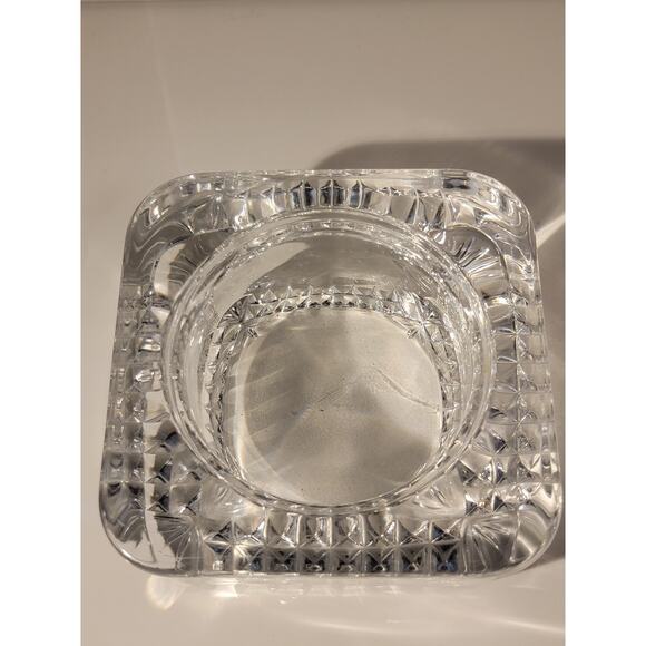Vintage Crystal Glass Ashtray Trinket Dish Coins Keepsakes Made in France - Picture 4 of 9